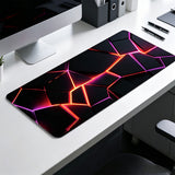 Large Gaming Mouse Pad with Rubber Base Washable Keyboard Mouse Pad for Office Gaming Desktop Style 1