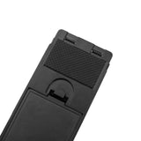 Portable Door Stop Alarm Set Travel Door Wedge for Hotel Home Apartment Black