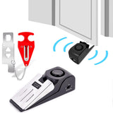 Portable Door Stop Alarm Set Travel Door Wedge for Hotel Home Apartment Red