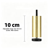 4Pcs Set Adjustable Aluminum Furniture Legs Replacement Sofa Legs with Floor Protectors for TV Stand Table Bed Gold