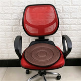360 Degree Seat Cushion with Removable Washable Cover Swivel Chair Cushion for Office Home Brown