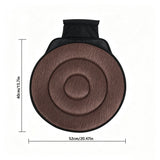 360 Degree Seat Cushion with Removable Washable Cover Swivel Chair Cushion for Office Home Brown