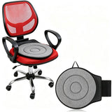 360 Degree Seat Cushion with Removable Washable Cover Swivel Chair Cushion for Office Home Gray
