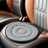 360 Degree Seat Cushion with Removable Washable Cover Swivel Chair Cushion for Office Home Gray