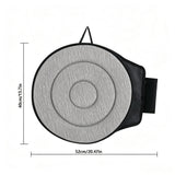 360 Degree Seat Cushion with Removable Washable Cover Swivel Chair Cushion for Office Home Gray