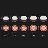 5 Pairs of Replacement Memory Foam Ear Tips Compatible with AirPods Pro 3 Earbuds Tips with Storage Case White