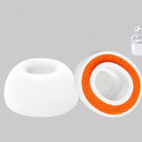 5 Pairs of Replacement Memory Foam Ear Tips Compatible with AirPods Pro 3 Earbuds Tips with Storage Case White