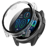 3Pcs Protective Cases Compatible with Garmin Forerunner 965 Snap-On Tempered Glass Screen Protector Covers