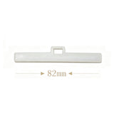 40 Pack Vertical Blind Hanger Clips Plastic Replacement Clips for Vertical Blind Slats