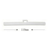 40 Pack Vertical Blind Hanger Clips Plastic Replacement Clips for Vertical Blind Slats