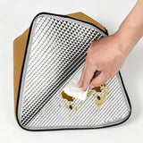 Large Leak-Resistant Insulated Meat Bag Foldable BBQ Food Storage Bag with Wide-Opening Zipper for Picnics Camping