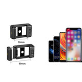 3-Color Clip-On Phone Fill Light Ring Light with Lens Holder for Macro Photography Live Streaming