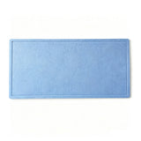 60 x 80cm No Drill Felt Board Wall Bulletin Board with Hook and Loop Strips for Home Office School Photos Notes Postcards Blue