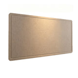 60 x 80cm No Drill Felt Board Wall Bulletin Board with Hook and Loop Strips for Home Office School Photos Notes Postcards Beige