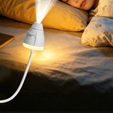 2-in-1 USB Powered Star Projector Galaxy Light Touch Control Dimming Starry Sky Projector Night Light with 12/24/32 Projection Slides