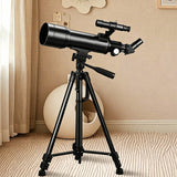 70mm Aperture Telescope Set 333X Magnification Astronomical Telescope with Tripod Carry Bag for Moon Planets Land Viewing