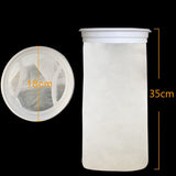 10 Pack Aquarium Filter Bags Reusable Nylon Mesh Filter Bag with Drawstring