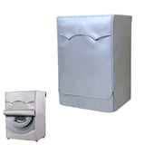 Water Resistant Washing Machine Cover for Front Load Washer Dust Sun Protective Cover with Front Zipper Adjustable Straps