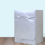 Water Resistant Washing Machine Cover for Front Load Washer Dust Sun Protective Cover with Front Zipper Adjustable Straps