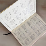 2027 Daily Planner Notebook Year Monthly Binding Tabs for Office Study Black