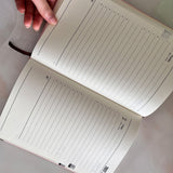 2027 Daily Planner Notebook Year Monthly Binding Tabs for Office Study Black