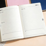 2027 Daily Planner Notebook Year Monthly Binding Tabs for Office Study Black