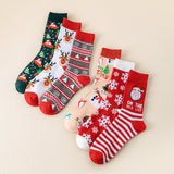 24 Day Christmas Socks Advent Calendar 12 Pairs Festive Xmas Pattern Socks for Men Women Christmas Countdown Surprise Style 1