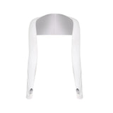 3Pcs Stretch Shoulder Sun Protection Sleeves Arm Cover with Thumb Hole for Golf Cycling Climbing Fishing