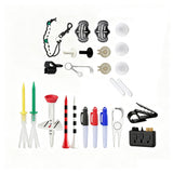 24 Day Golf Advent Calendar Christmas Countdown Box with 24 Individual Compartments Golf‑Themed Surprise Accessories Set
