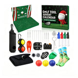 24 Day Golf Advent Calendar Christmas Countdown Box Golf‑Themed Surprise Accessories Set
