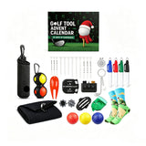 24 Day Golf Advent Calendar Christmas Countdown Box Golf‑Themed Surprise Accessories Set