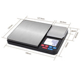 Dual Platform Digital Scale 0.01g Kitchen Baking Jewellery Scale