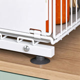 2-Tier Pull Out Under Sink Organizer Adjustable Height Cabinet Storage Rack Sliding Drawer Organizer for Kitchen Bathroom White