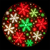 USB Christmas Projector Light with 6 Interchangeable Film Discs Touch Dimming LED Night Light 360 Degrees Rotation Xmas Decor Snowflake