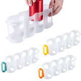 3Pcs Set Fridge Beverage Organisers Can Bottle Drink Storage Bins with Pull Out Handles for Kitchen Camping