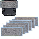 6 Pack Replacement Mop Pads Compatible with iRobot Braava jet m6 Washable Reusable Microfiber Cleaning Pads for Floor Gray