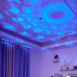 16-Color Rechargeable Projection Ambient Lamp with 2 Interchangeable Shades Touch Control Starry Sky Night Light