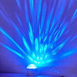 16-Color Rechargeable Projection Ambient Lamp with 2 Interchangeable Shades Touch Control Starry Sky Night Light