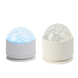 16-Color Rechargeable Projection Ambient Lamp with 2 Interchangeable Shades Touch Control Aurora Night Light
