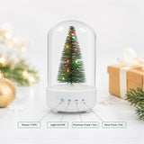 3-in-1 Preserved Flower Bluetooth Speaker with LED Night Light Bluetooth 5.3 Wireless Speaker Rechargeable Music Lamp Christmas Tree