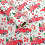 4 Pieces Christmas Wrapping Paper Rolls 43cm x 3m Xmas Gift Wraps