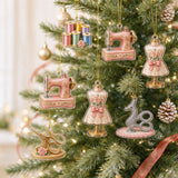 24 Days Christmas Countdown Calendar 2D Sewing Miniature Collectible Advent Calendar