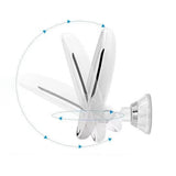 10X Magnifying Makeup Mirror with LED Ring Light Rotating Suction Cup Vanity Mirror Touch Control with 3 Light Settings