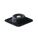 2-in-1 Dog Lick Mat Slow Feeder Pet Feeding Bowl with Rolling Ball Black