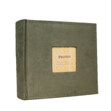 200 Pocket Photo Album with Writing Space for Wedding Family Photos Green