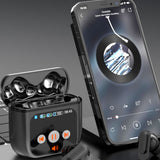 Wireless Bluetooth Headphones Touch Control Stereo Earbuds Headset Black
