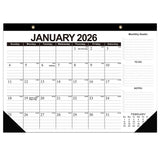 18-Month Desk Calendar (Jan 2026 – June 2027) with Corner Protectors for Office Style 2