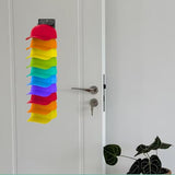 Hat Organizer with Built-In Spring Clips – Baseball Cap Wall Mount Closet Rack Holder