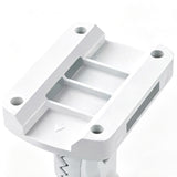 Wall Mounted Flag Bracket Adjustable for Garden Lights Poles Flags White