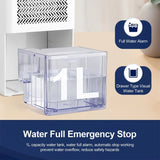 1L Small Air Dehumidifiers Moisture Absorber For 21 - 30 Square Meters Home Bedroom Bathroom